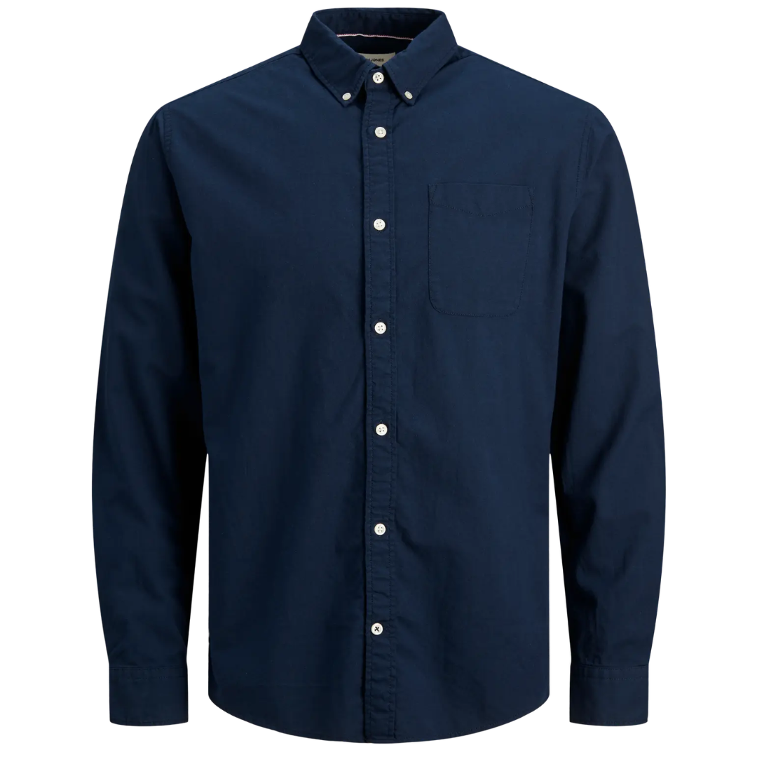 J&J Teget Muška Košulja JJEOXFORD SHIRT LS